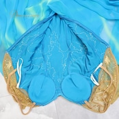 社交ダンス 衣装 白樺ドレス スタンダード ドレス ワンピース 青 フロート 水色 光沢 上品 綺麗 ダンス パーティ 発表会 デモ 競技 ブルー系 イエロー系 ドレス 美しい 上品なデザイン 華やか おしゃれ 社交ダンス衣装 競技用 発表会用 ワンピースドレス 光沢感