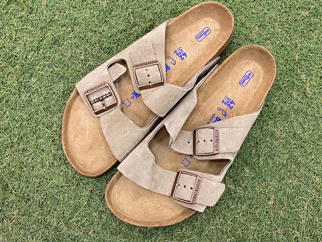 BIRKENSTOCK ARIZONA SUEDE LEATHER SANDALS 27㎝ TAUPE 01