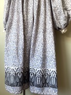 Indian Cotton  Dress (WHITE)