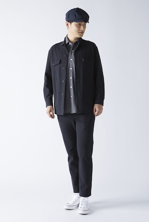 TPS縫製仕様 リラックスジャージ シャツジャケット（セットアップシャツJK）