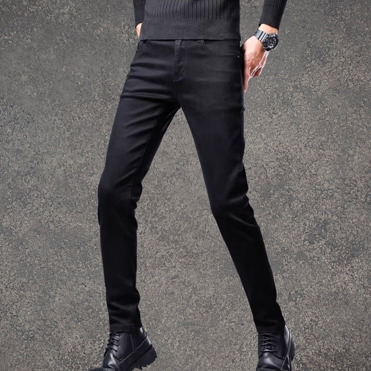 アーバンスリムブラックデニム M0981