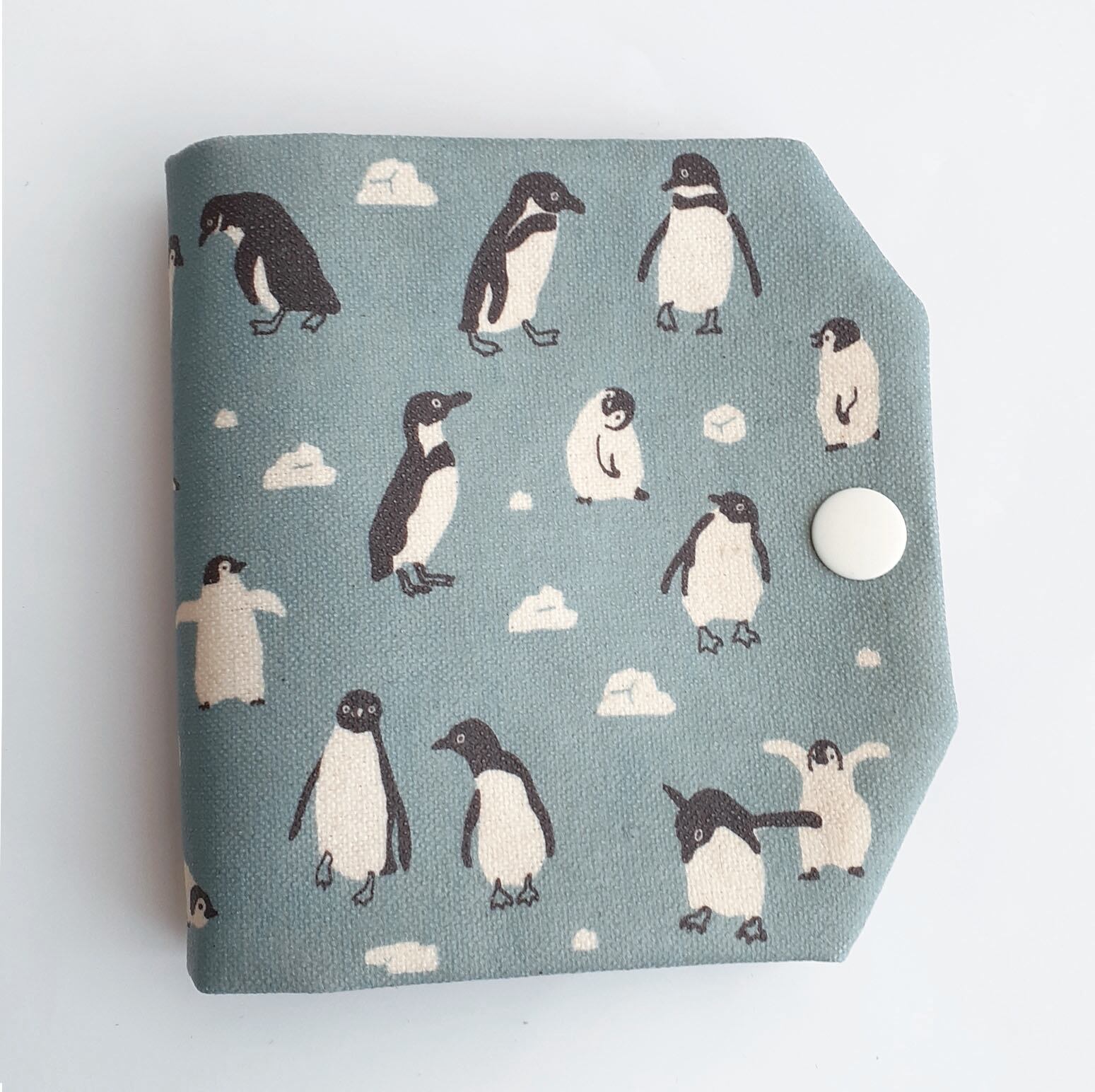 TORINOS 　仮置きマスクケース　ペンギン　撥水加工　ハンドメイド　鳥