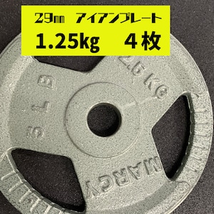 29㎜　アイアンプレート　1.25kg　4枚