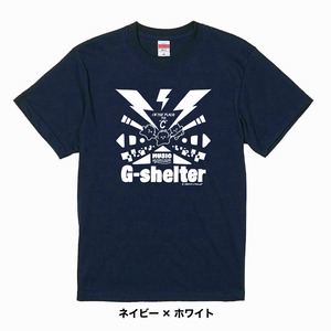 『G-shelter × ウサ太夫コラボ』Tシャツ（ネイビーボディ）