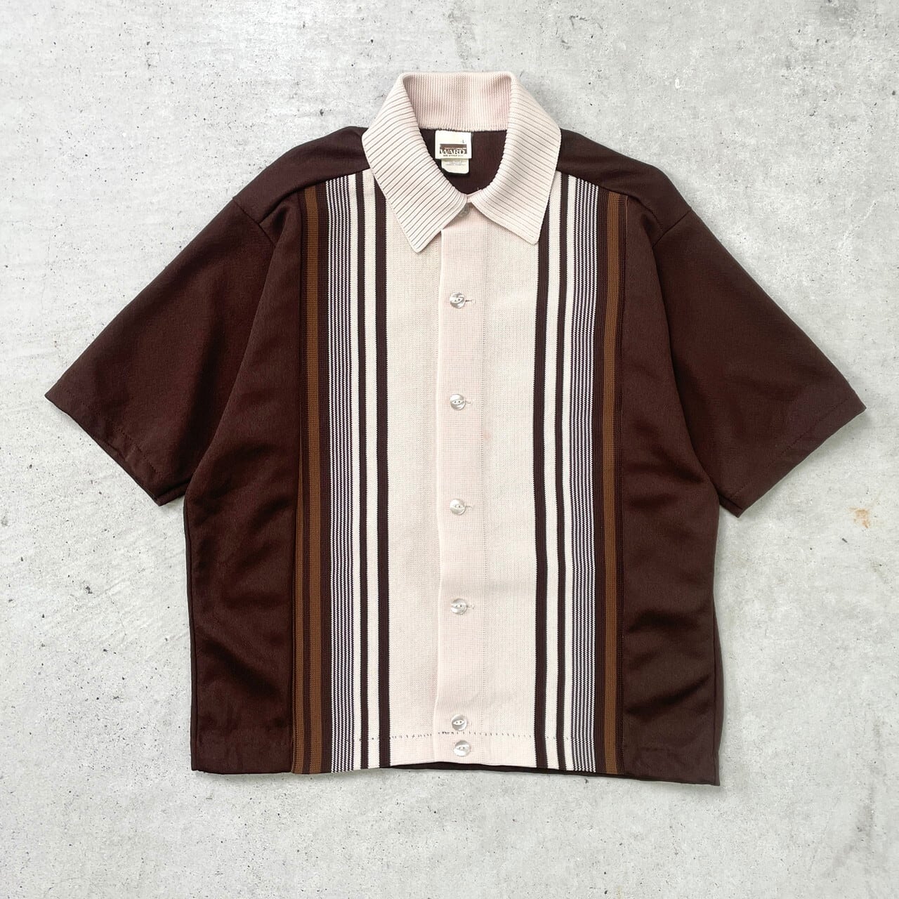 70年代 Montgomery Ward モンゴメリーワード 半袖 バンロンシャツ