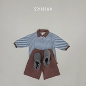 【取寄】SOYBEANストライプカラーMTM|秋服|韓国子供服| 26/AT