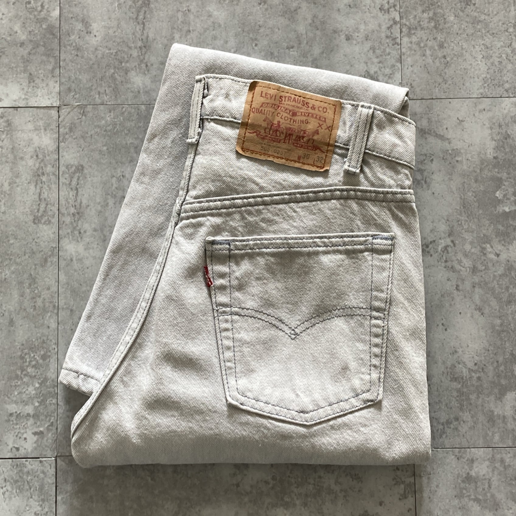 W30 L32】80's US.Levis 505 リーバイス ノックスビル工場(532) ボタン