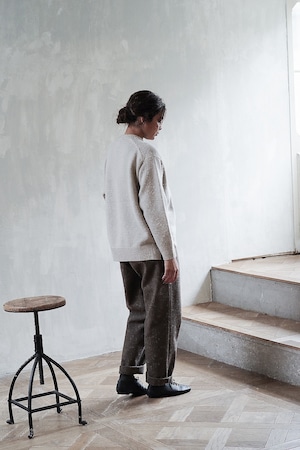 Felted Melton Easy Trousers