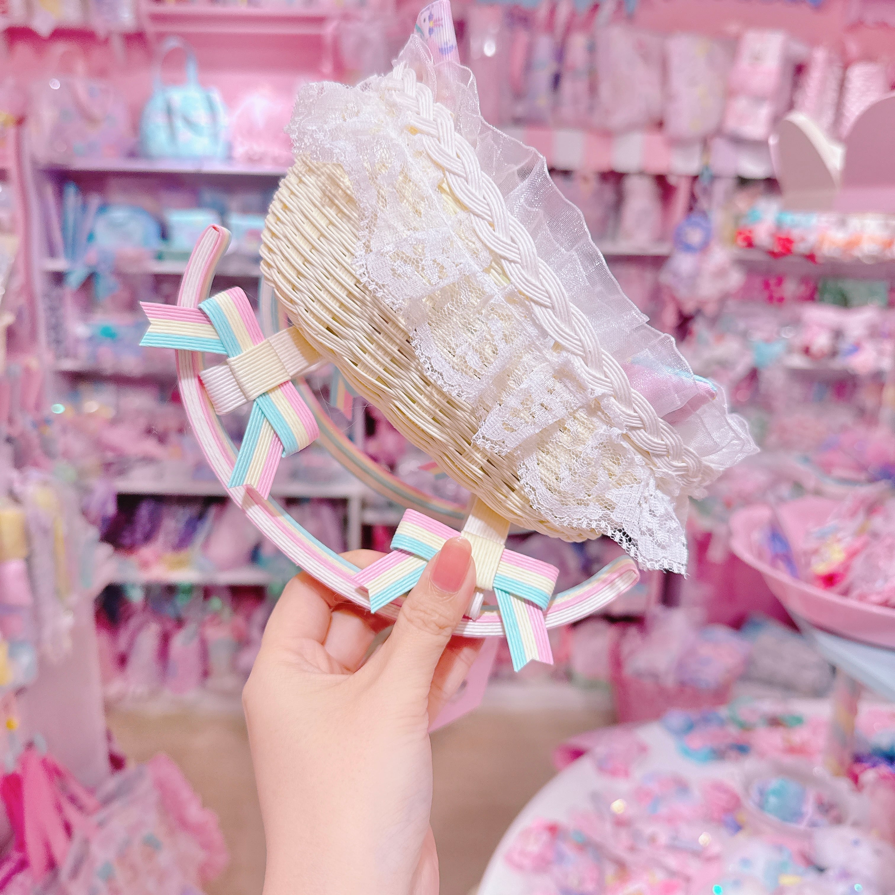 【M5】13-7ドール用ゆりかご（10～13cmぬい用）