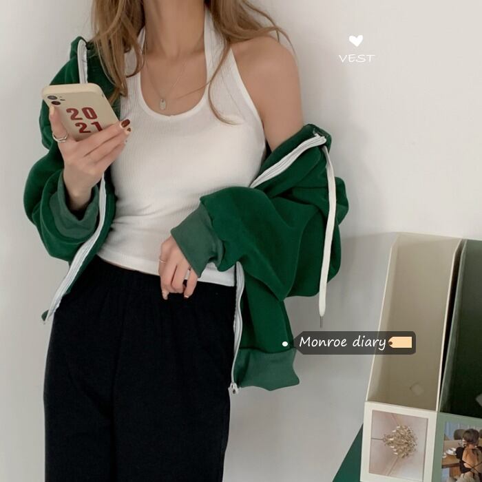 スプリングサマーショートスタイルスリムバックトップス 春物 夏物 モンロー97898442895