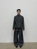 Nothingnoth 25AW WOOL PLEATED JACKET