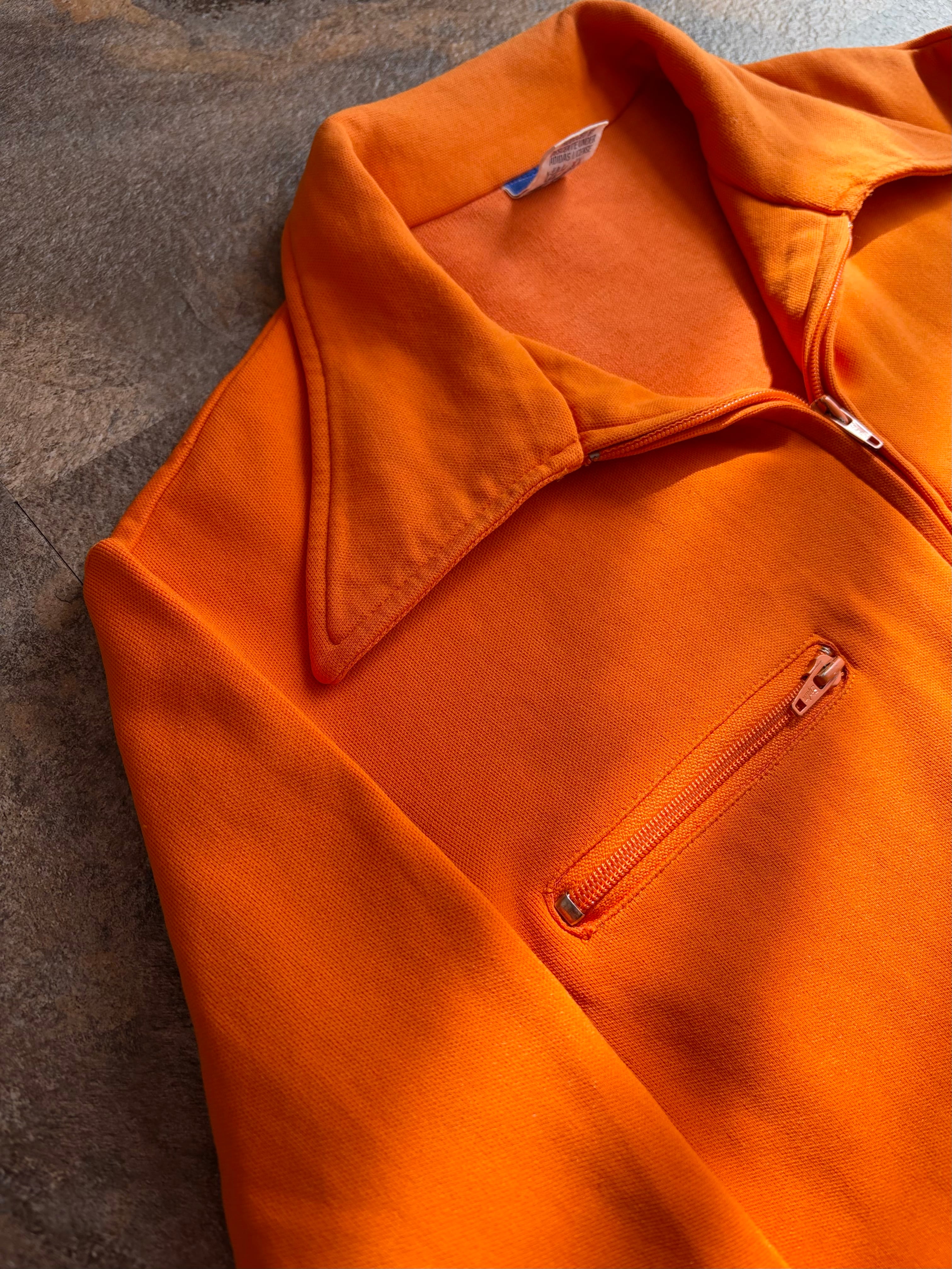 80s 西ドイツ製  トラックジャケット 襟付き 70s-80s 西ドイツ製 adidas 襟付きトラックジャケット | enishi vintage