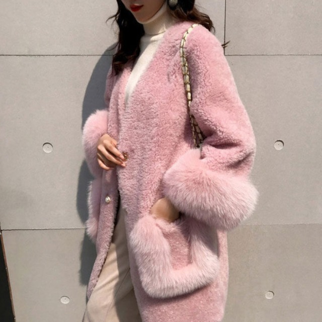 エコファーノーカラーコート　　22381