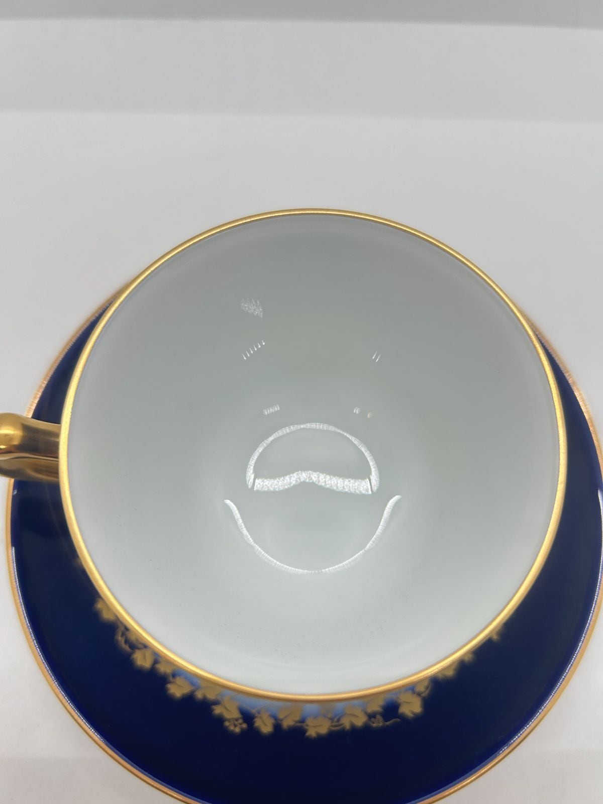 大倉陶園】 瑠璃金彩蔦模様 コーヒー碗皿 57c/e197 | 若林陶器