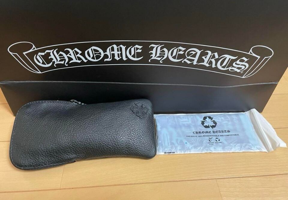 CHROME HEARTS クロムハーツ ブラックフレーム メガネ 眼鏡 | chromehearts