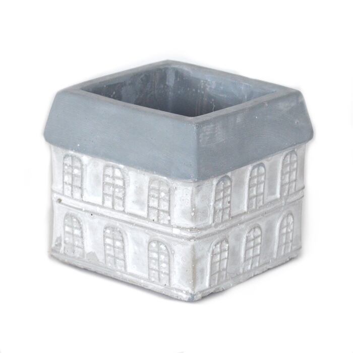 ハウスポットs 1846 ポット 鉢 陶器 おうち 家 底穴付き 植木鉢 ガーデニング 観葉植物 多肉植物 角形 三和ポチット ハウスポットs 1846 ポット 鉢 陶器 おうち 家 底穴付き 植木鉢 ガーデニング 観葉植物 多肉植物 角形 三和ポチット