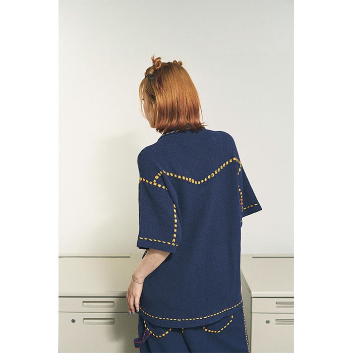 PHINGERIN フィンガリン / SUMMER PG1 WESTERN SHIRT (navy