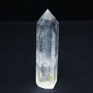 水晶 六角柱 ポイント 置物 一点物 142-9936