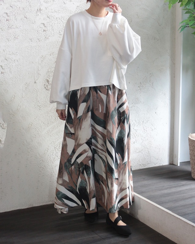 【LUPILIEN】スウェッティ ポケット ボリュームロンT　(251068)