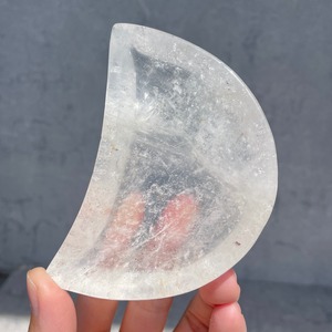 クリアクォーツ 月のうつわ41◇Clear Quartz◇ 天然石・鉱物・パワーストーン