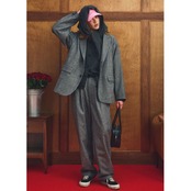 Oblada UNCONSTRUCTION JACKET(GLEN CHECK)