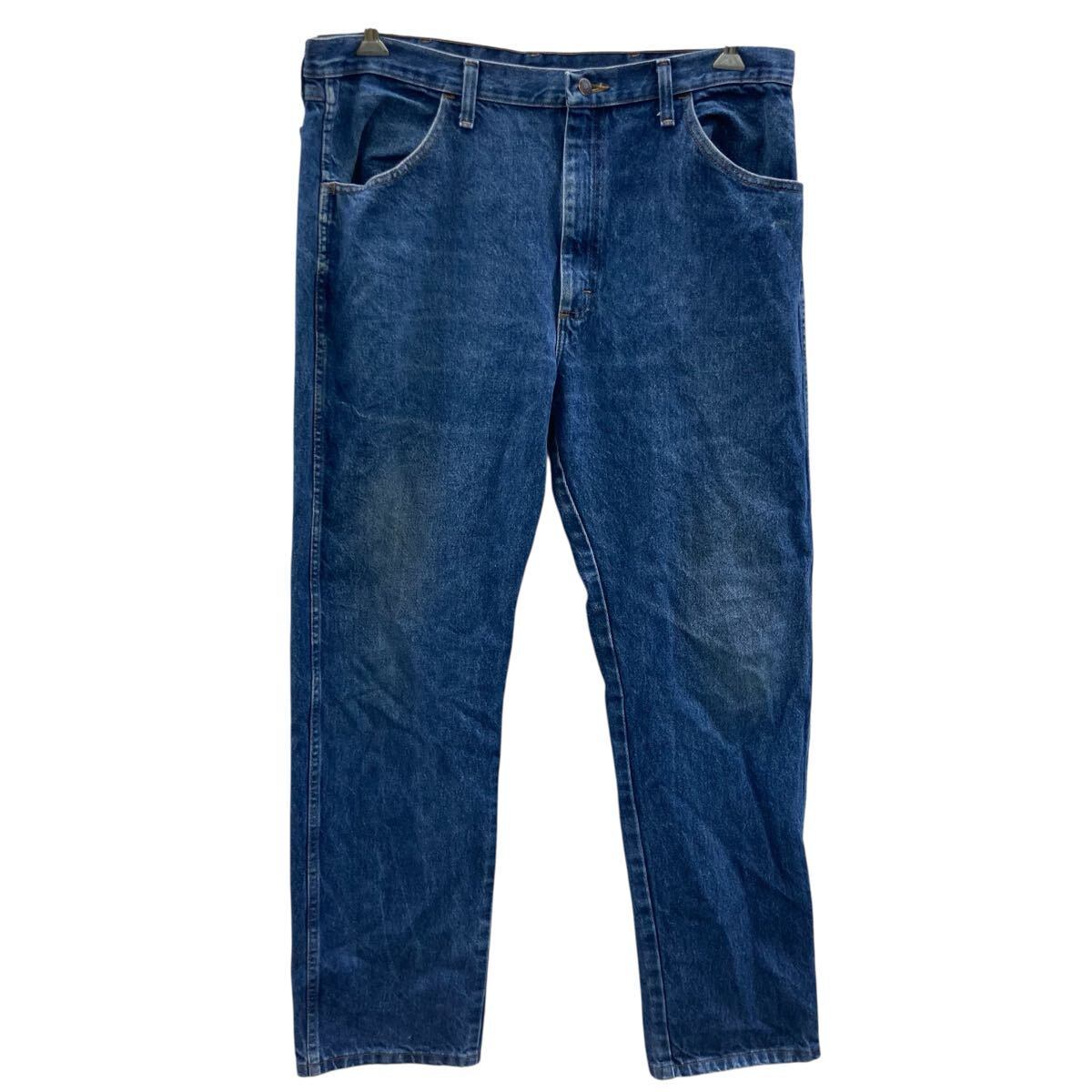 USA製 RUSTLER ラスラー デニムパンツ W38 濃紺 RUSTLER デニムパンツ W38 インディゴブルー ラスラー ジップアップ