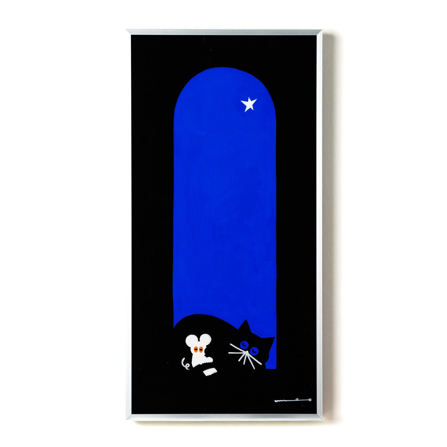 会場売約済】umao 後期原画作品H ペンギン | TOKYO PiXEL. shop & gallery