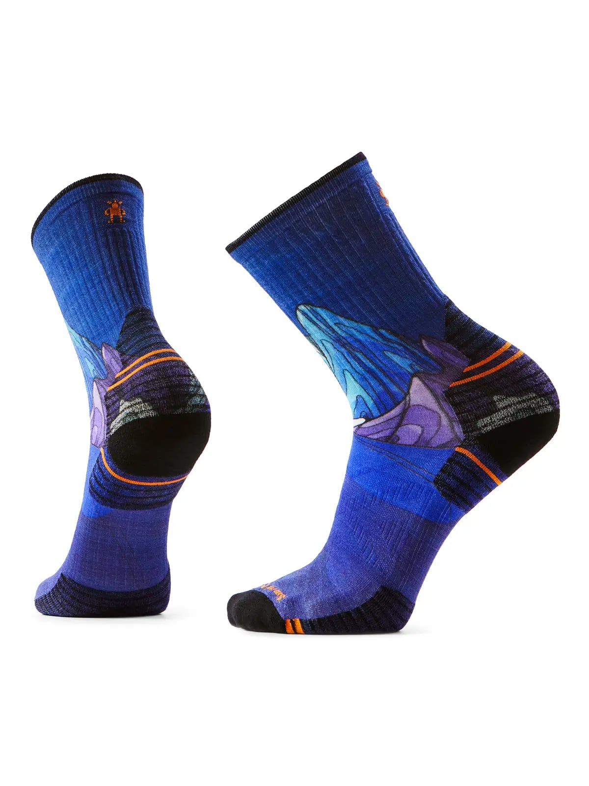 Smartwool スマートウール / ハイク ターゲットクッション マウンテンミスプリント クルー #ディープネイビー