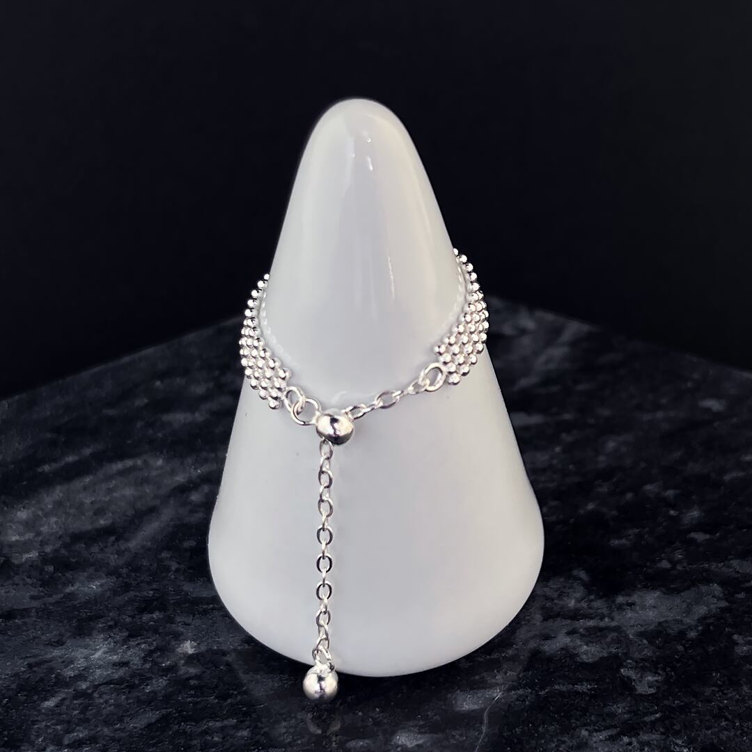 シルバー ボール メッシュ リング / silver-ball mesh ring 【金属 