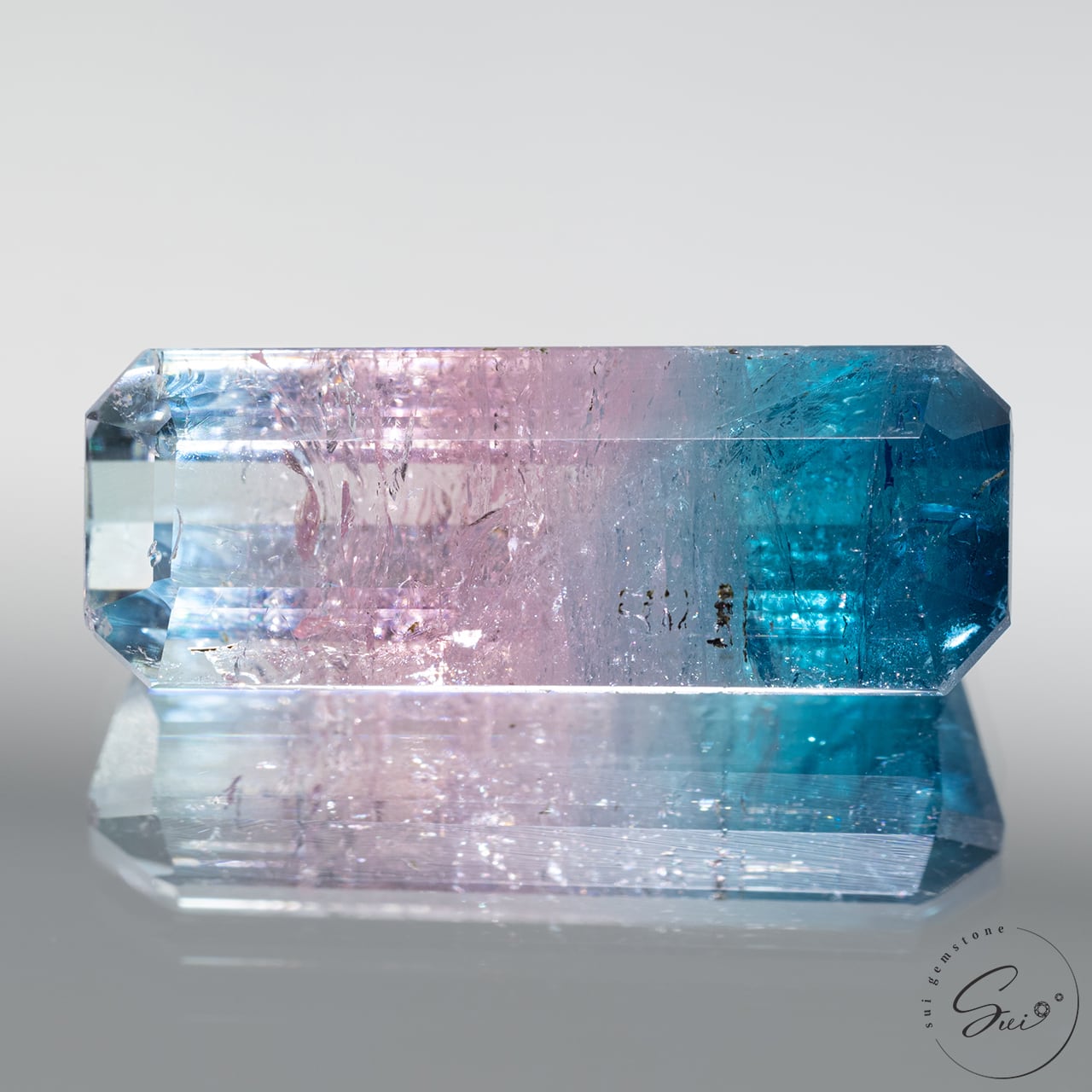 天然【非加熱】パーティーカラード・トルマリン 4.42ct 日独