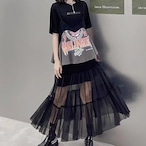 Letter print dress (ME445)