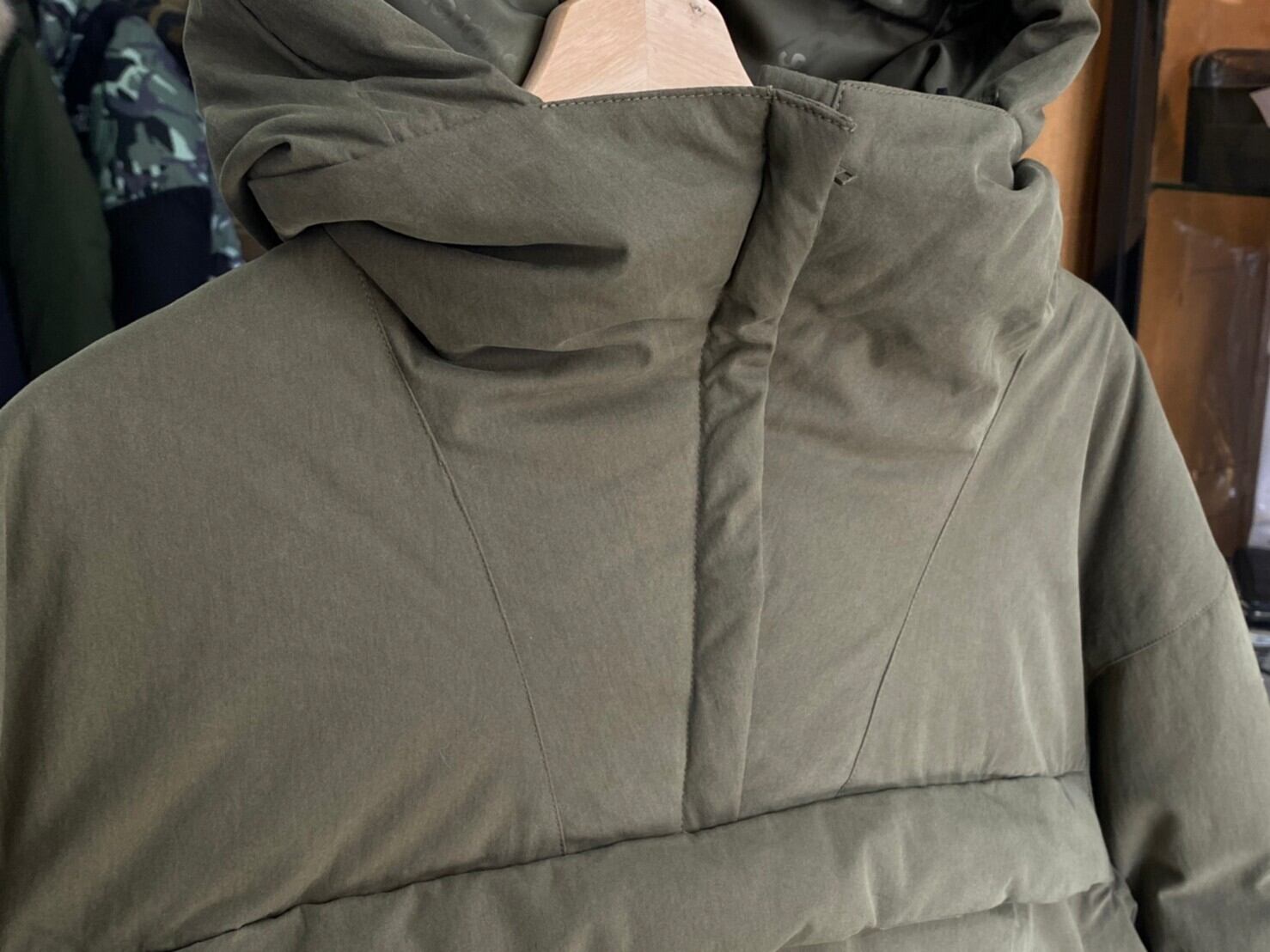 Supreme COTTON HOODED DOWN PULLOVER OLIVE LARGE 71566 | BRAND  