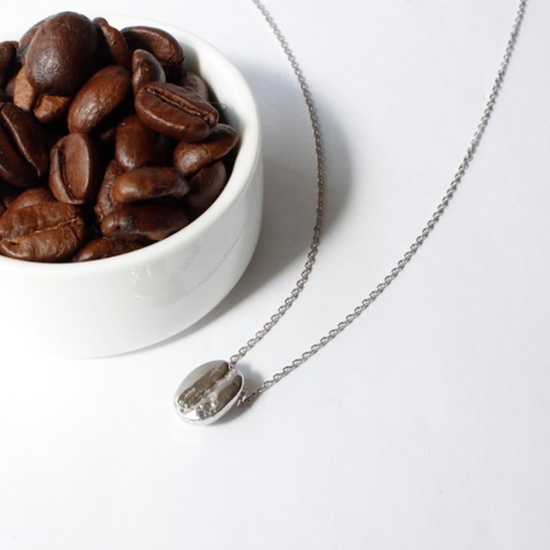 コーヒー豆ネックレス Coffee bean necklace | nico