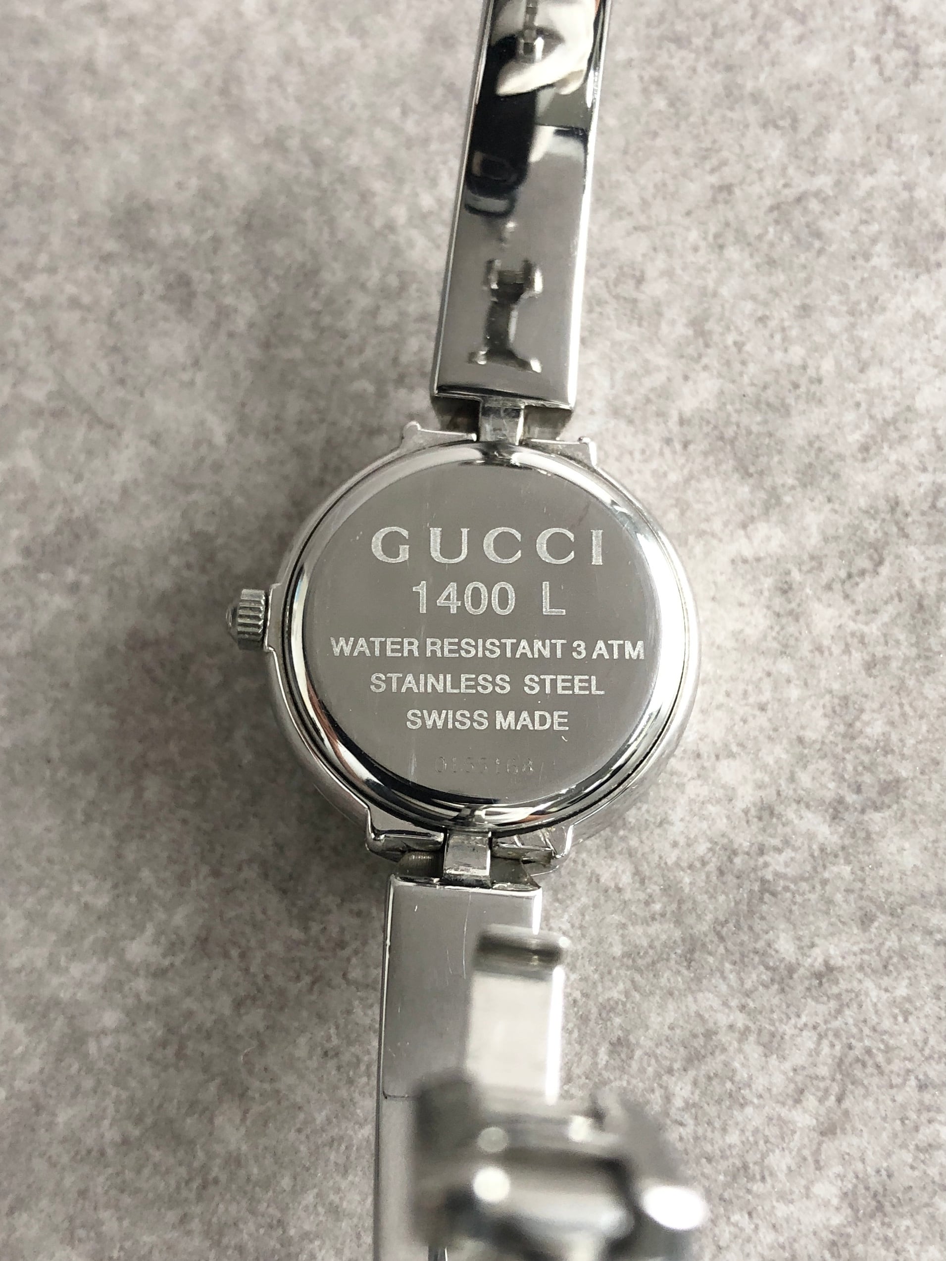 GUCCI グッチ 腕時計 シルバー ランドフェイス ステンレススチール