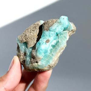 ブルーアラゴナイト 原石91◇ Blue Aragonite ◇天然石・鉱物・パワーストーン