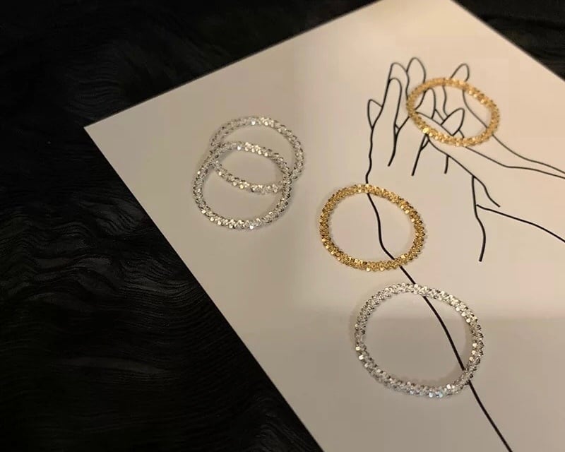 ニーマルリング / 6〜8号( ゴールド/ シルバー )