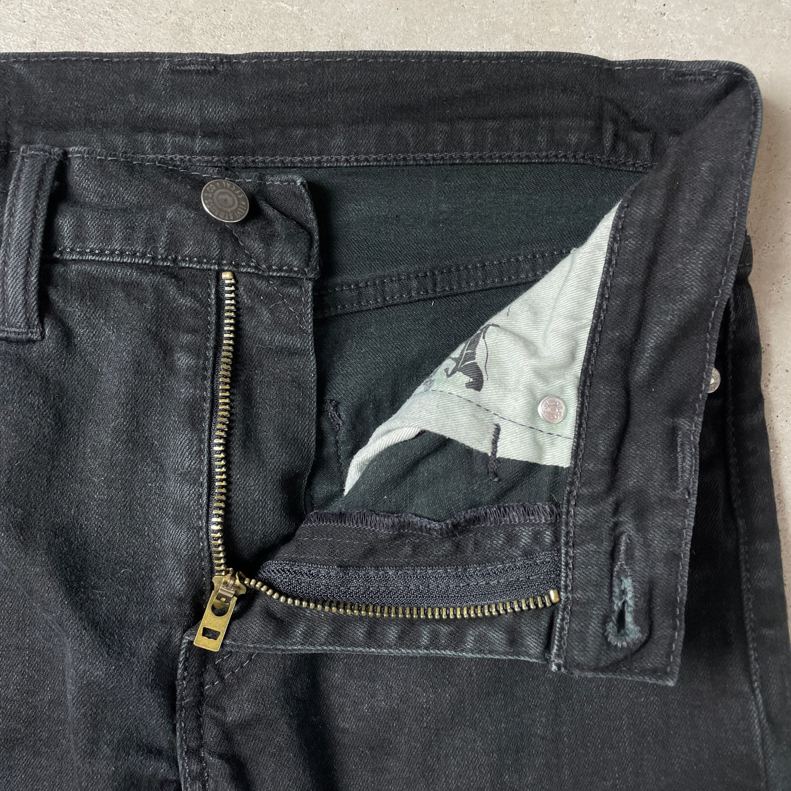 トルコ製 Levi's リーバイス 512 スリムテーパード ブラック デニム