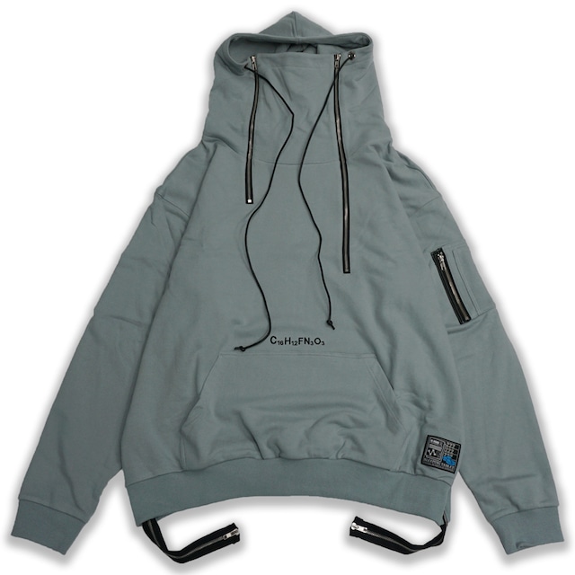 AVA [ DEFORMED HIGH NECK HOODIE ]