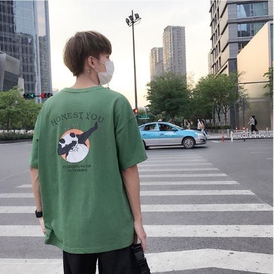 全7色 Tシャツ カットソー プリント アニマル カジュアル メンズ