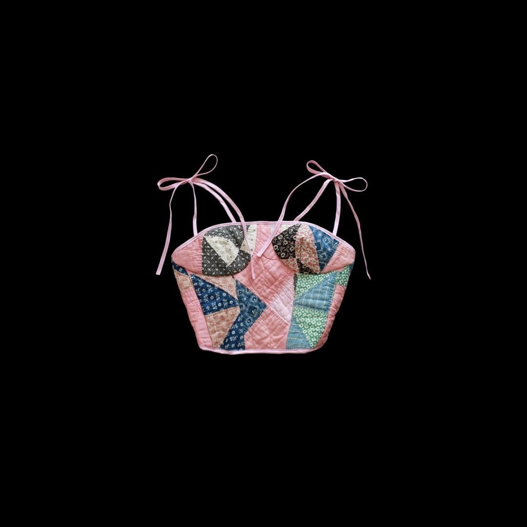 Re; project / 【Fragments Bustier】1930s American Patchwork Quilted