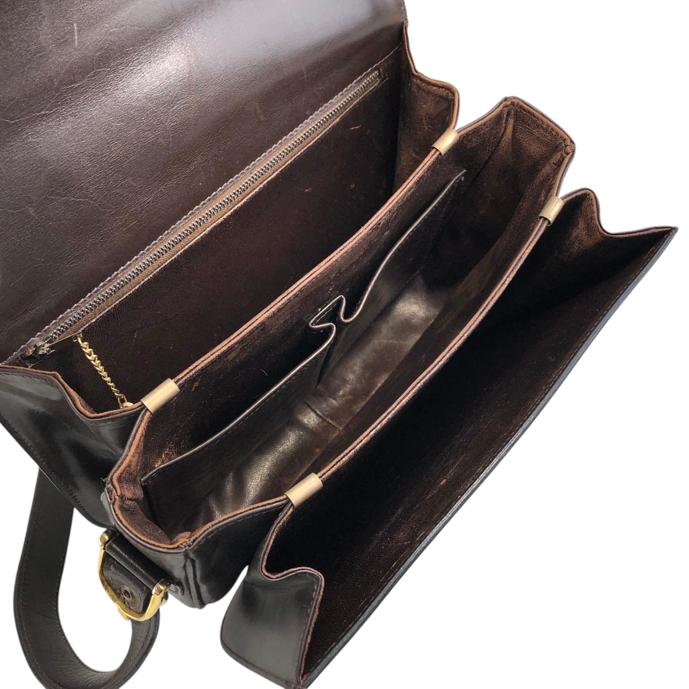CELINE セリーヌ ショルダーバッグ ブラウン 馬車 ホースキャリッジ