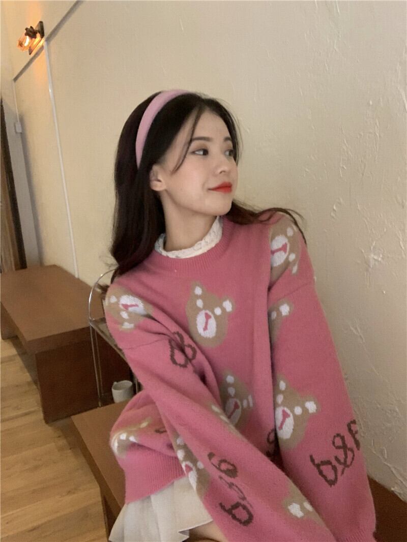 スタイルプルオーバー ブラウス オータムセーター コート ロング 大人ガーリー スウィート キュート カジュアル 秋物 モンロー22748768668