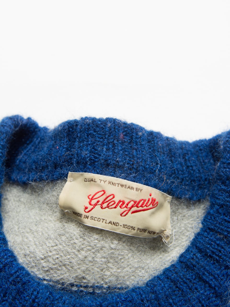 【Made in Scotland】Shetland wool knit （スコットランド製 シェットランドウールニット ）1c