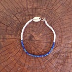 Mandi/マンディ 2Tone Bracelet(SM Beads)(White×Navy)