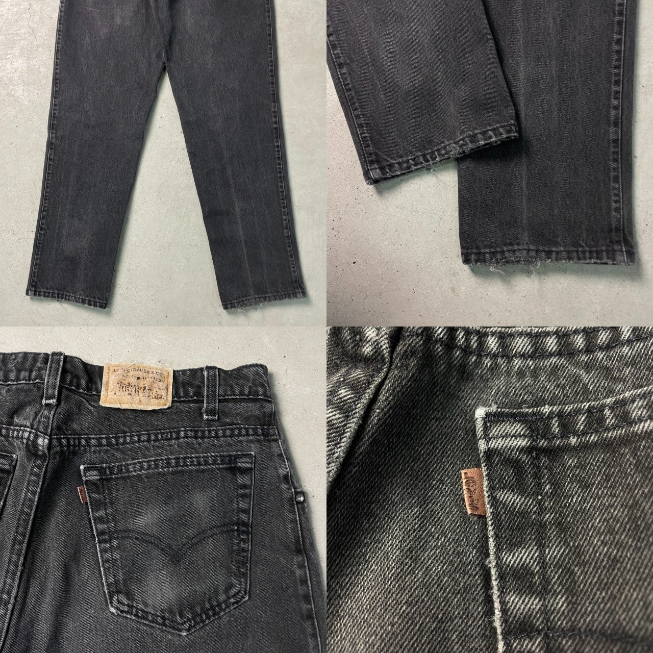 90年代 USA製 Levi's リーバイス 545 ルーズフィット ブラックデニム