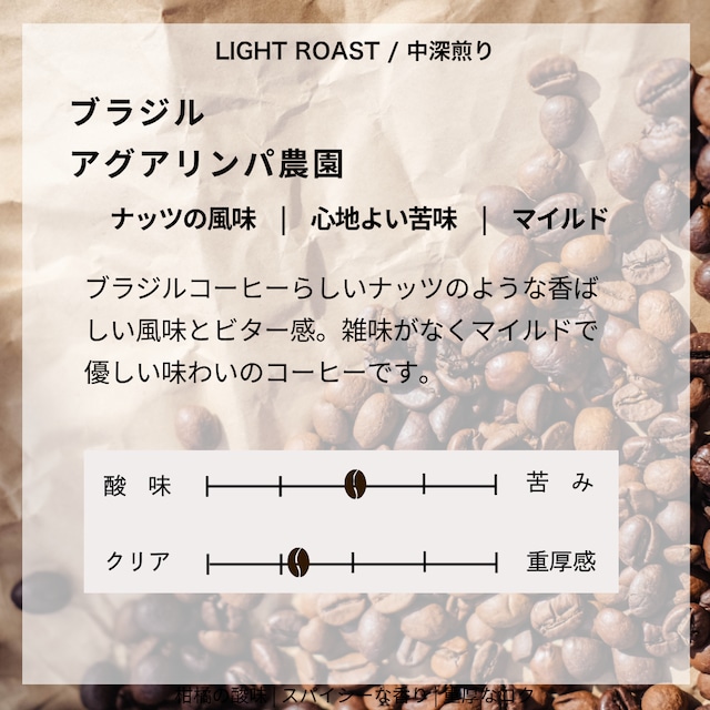 ブラジル　アグアリンパ農園　100g