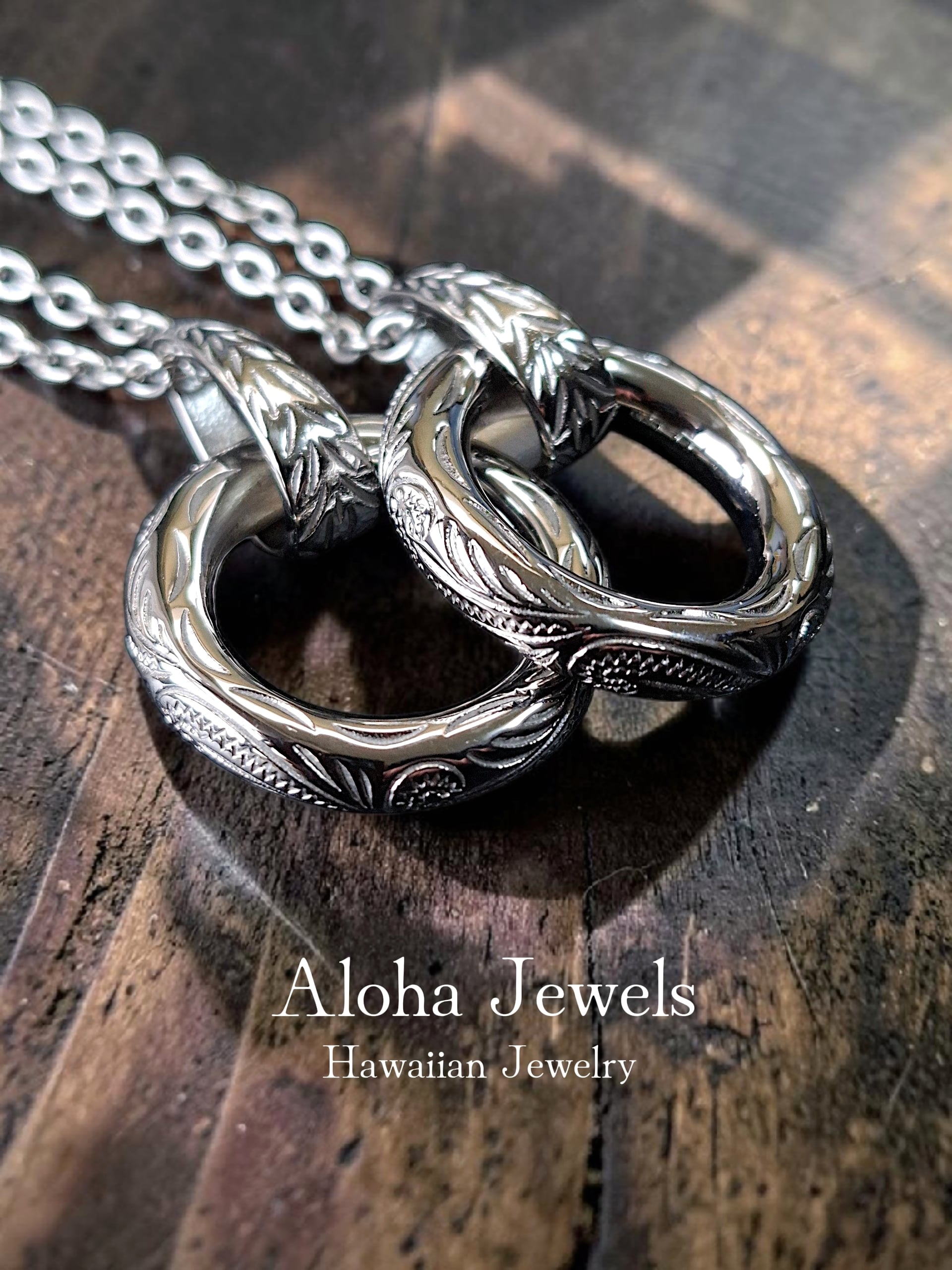 Eternal Lei Wave Scroll Necklace – ハワイアンジュエリー ネックレス