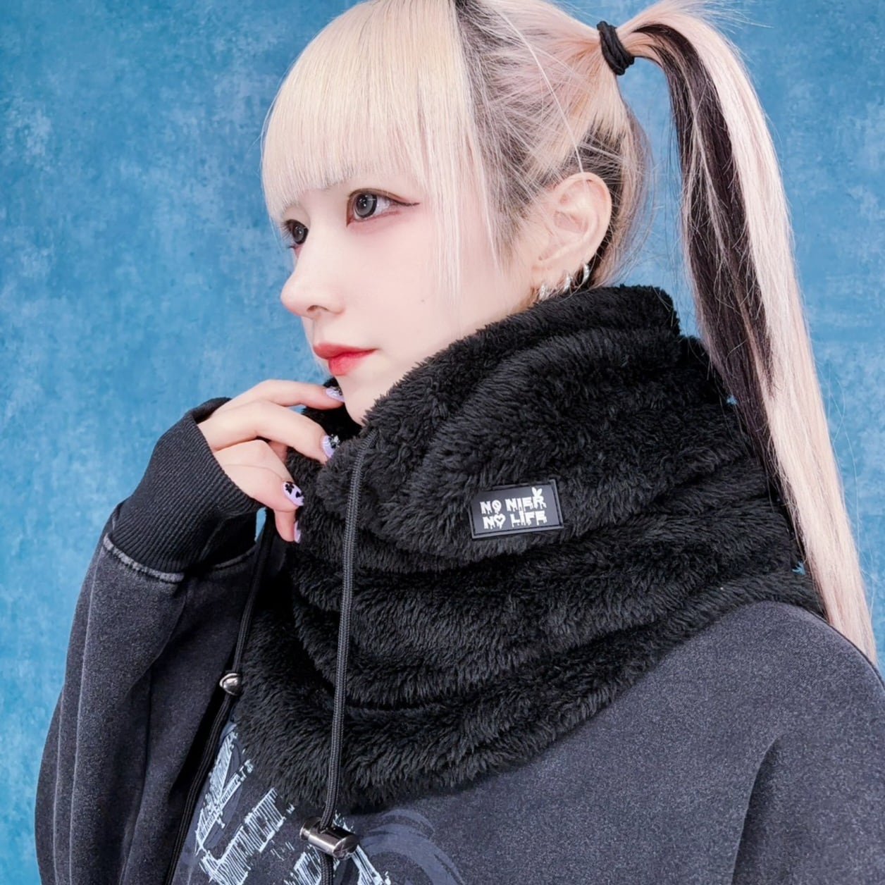 防寒もこもこ2WAYバラクラバ【BLACK】 | NIER CLOTHING