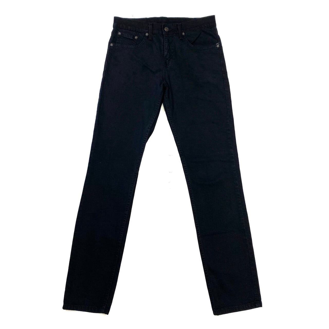 Levi S リーバイス 511 コットン ブラックデニム スキニーパンツ ストレッチ入り 黒 ボタンフライ メンズw29 古着 デニムパンツ Cave 古着屋 公式 古着通販サイト