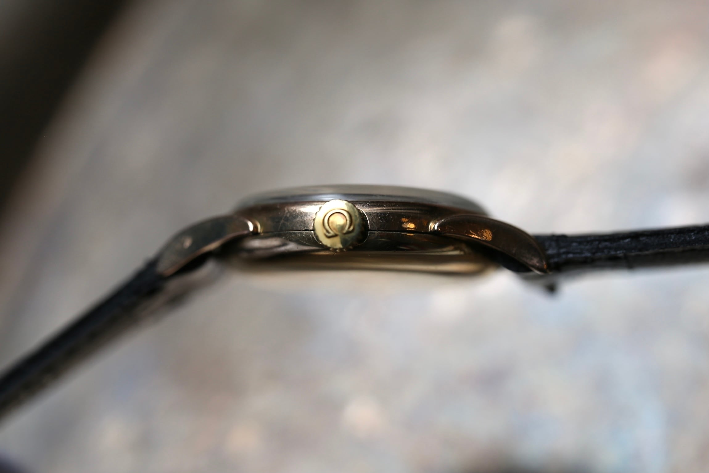 OMEGA】 1950's オメガ ノンネーム 2針 リーフハンド レディース